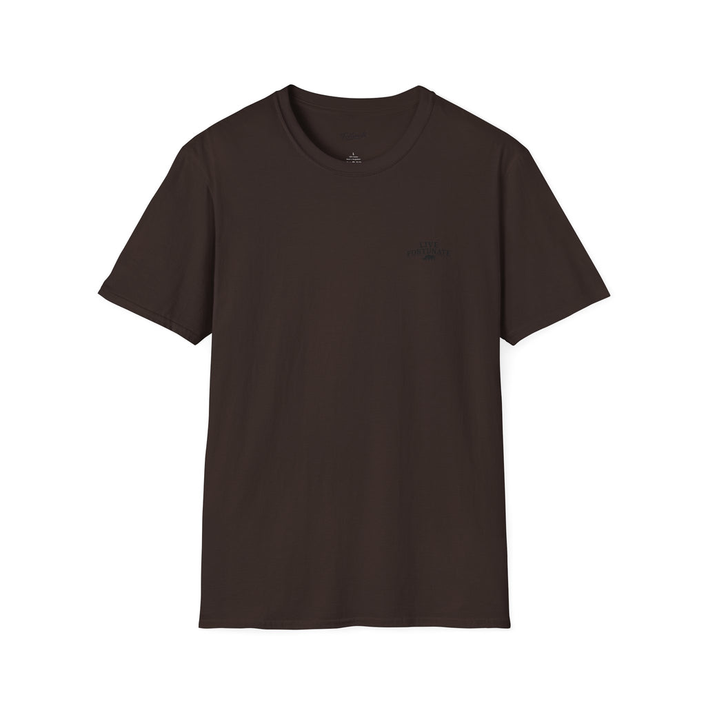 Tree of Clues Sunset T-Shirt — Silhouette Nature Graphic Tee