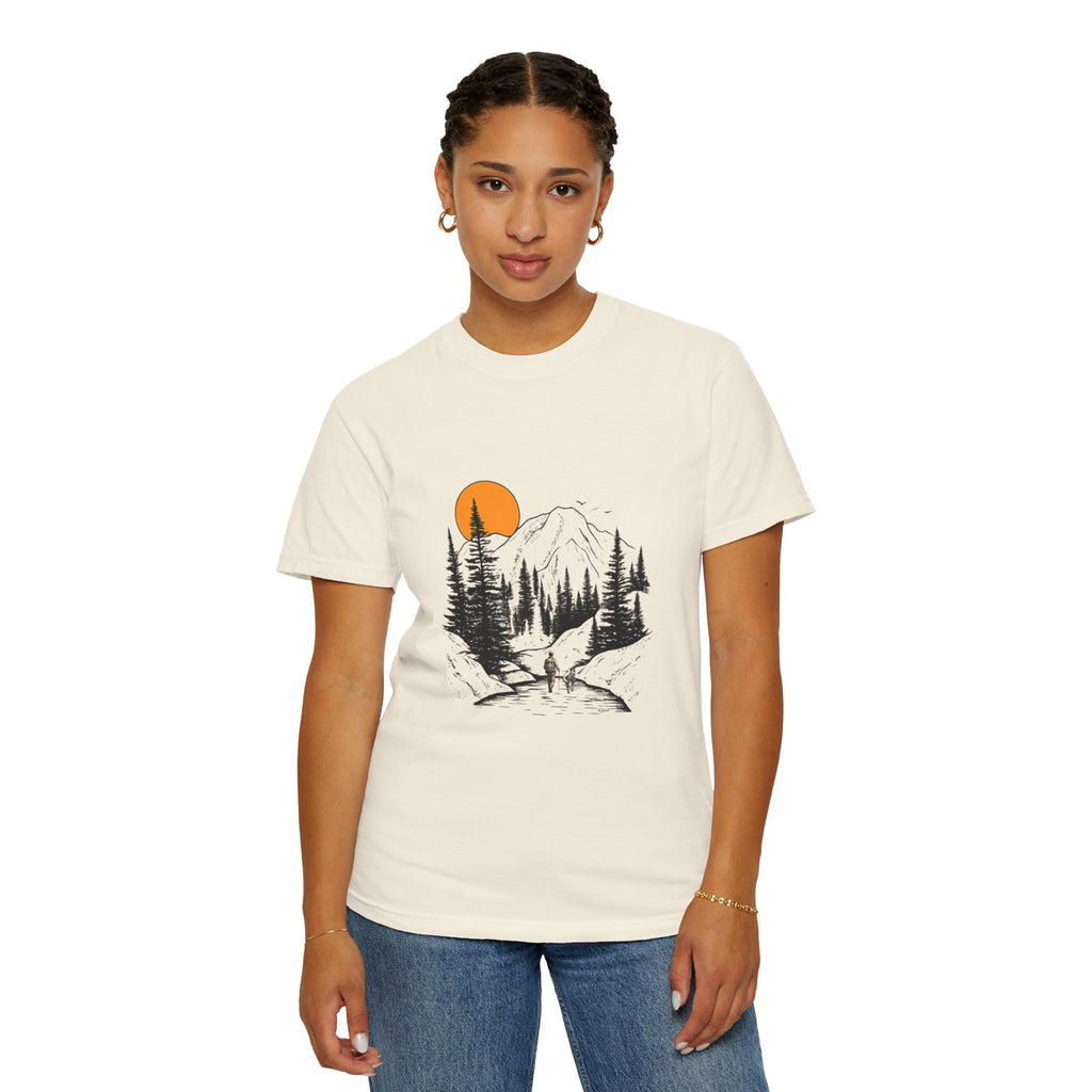 Mountain Sunset Hiking T-Shirt