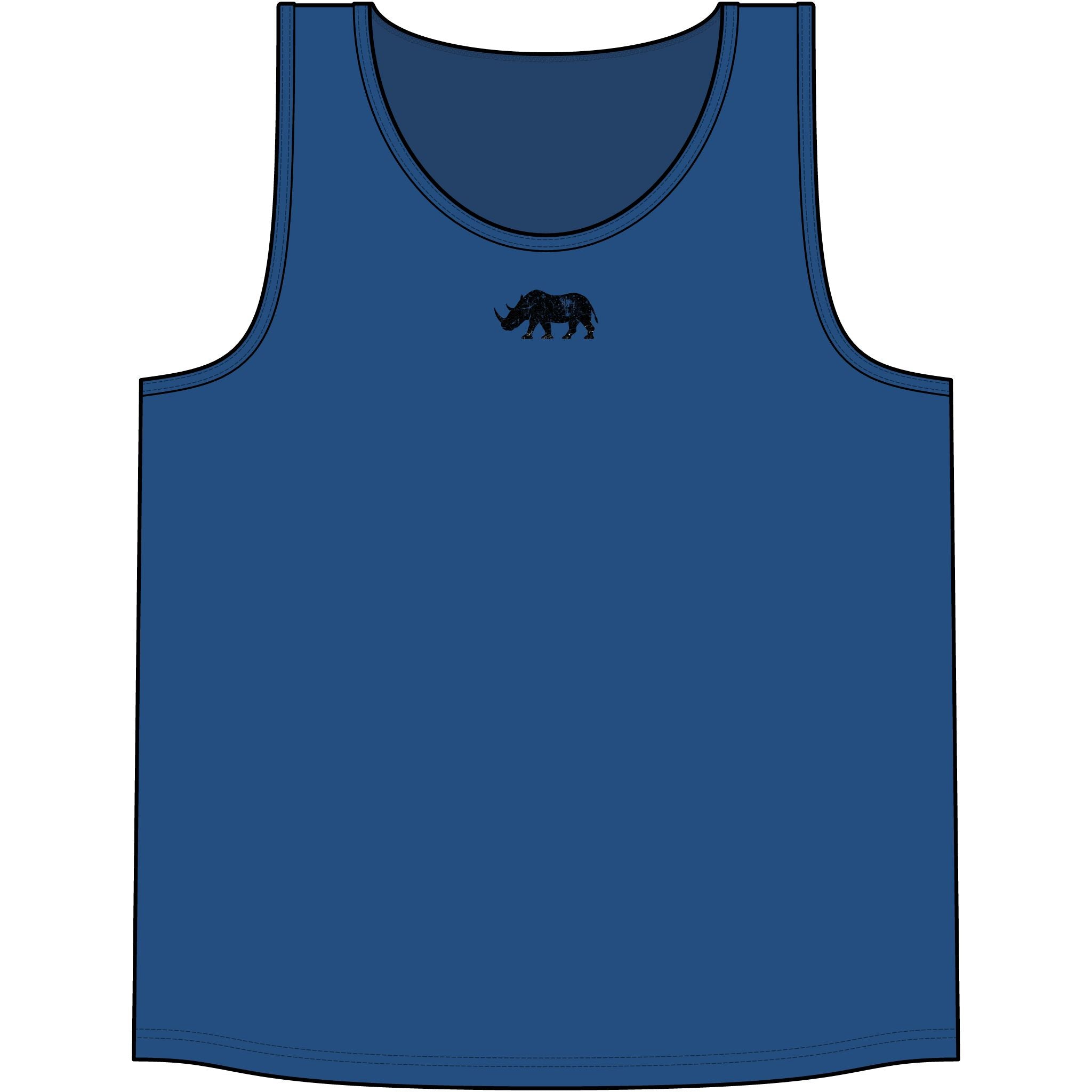 Live Fortunate Black Vertical Men's Training Tank