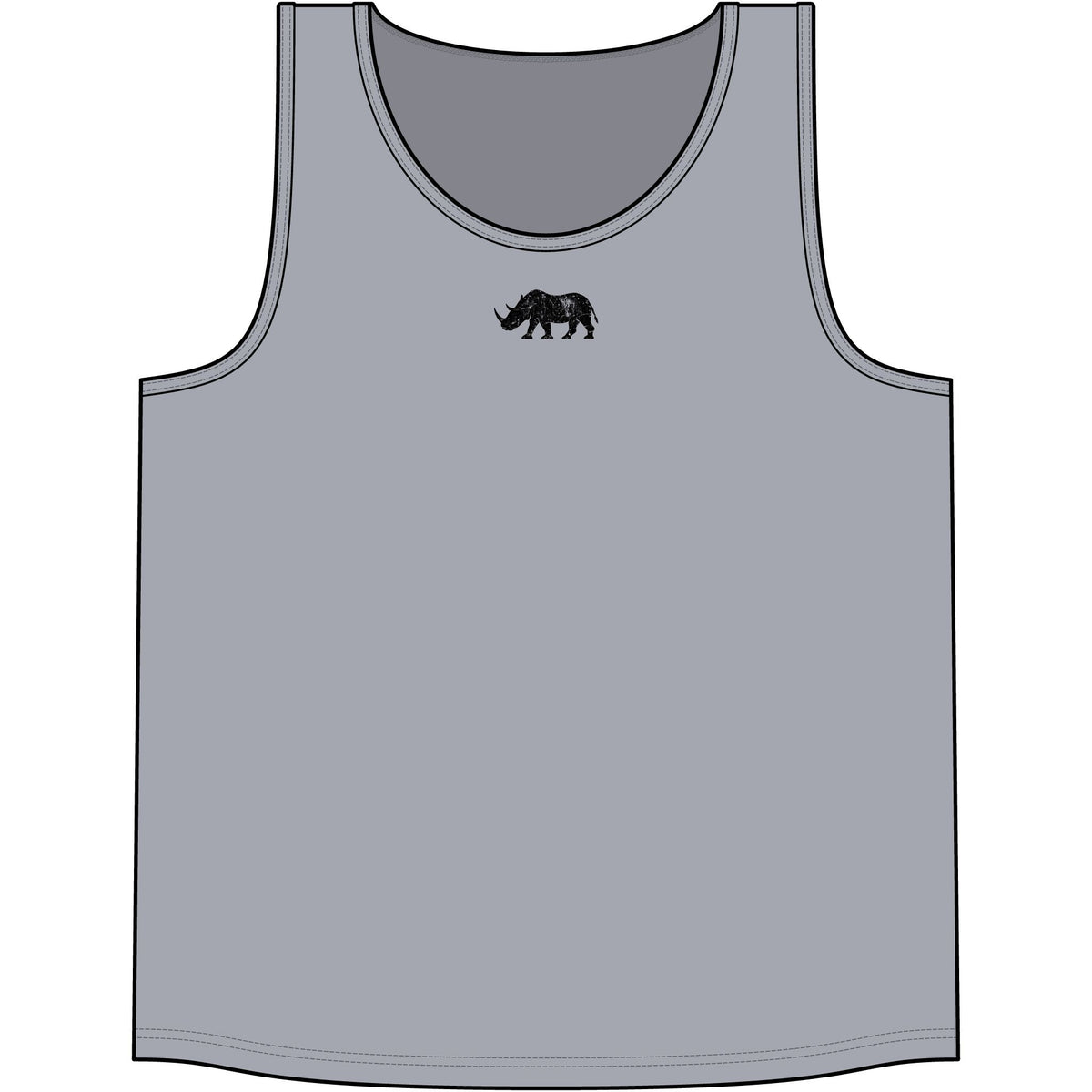 Live Fortunate Black Vertical Men's Training Tank