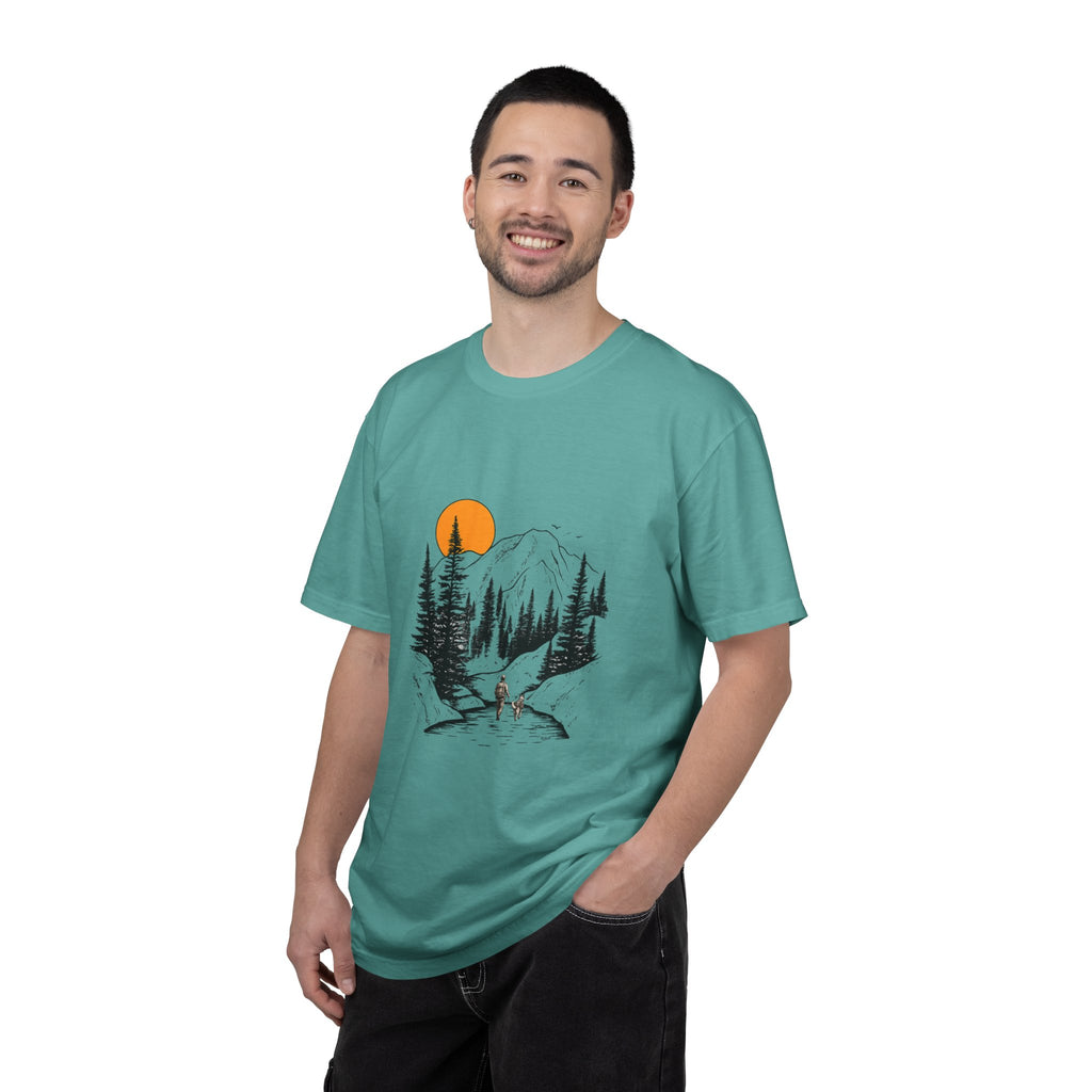 Mountain Sunset Hiking T-Shirt