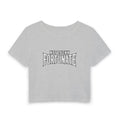 Not Lucky Fortunate Women's Baby Tee — Vintage Script Graphic