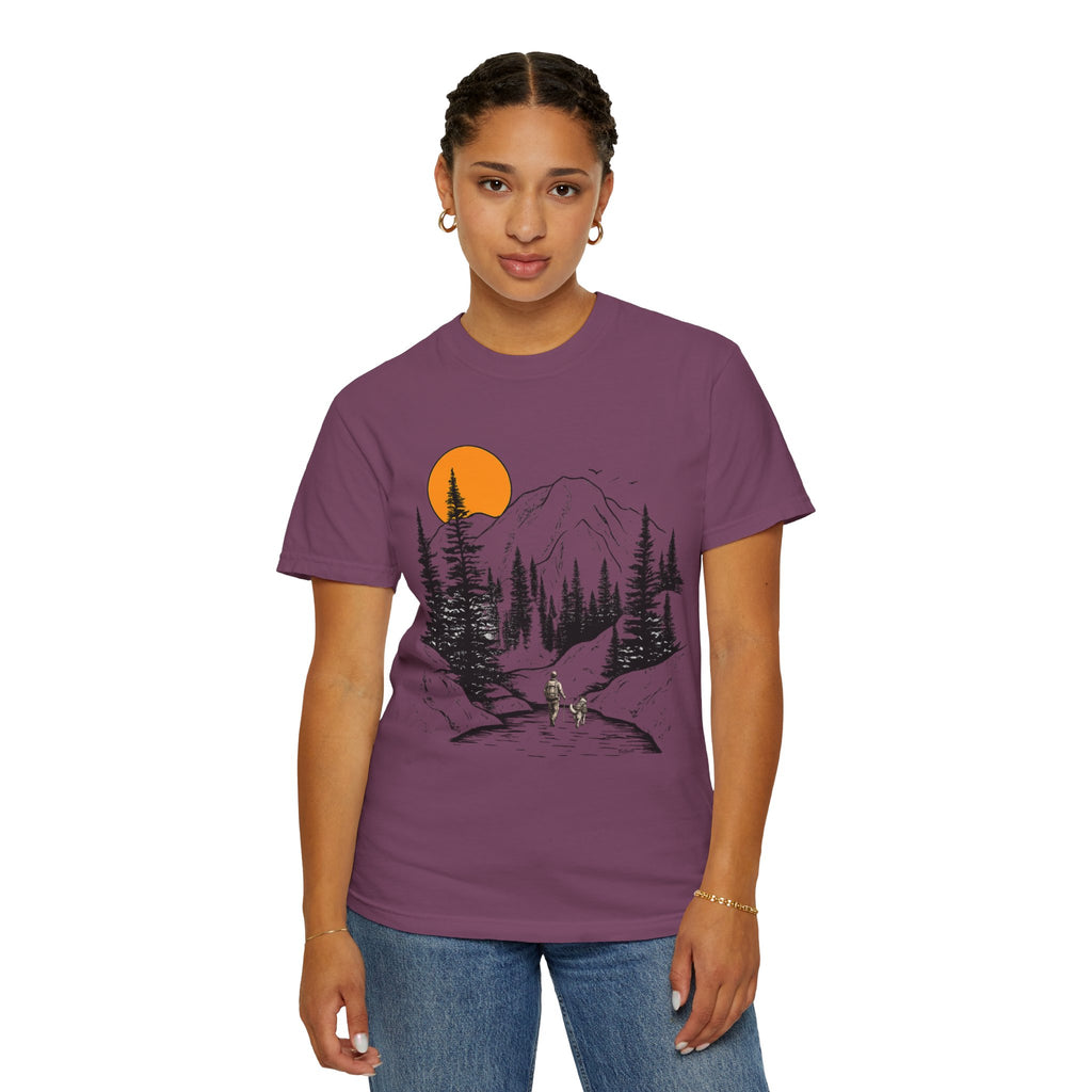 Mountain Sunset Hiking T-Shirt