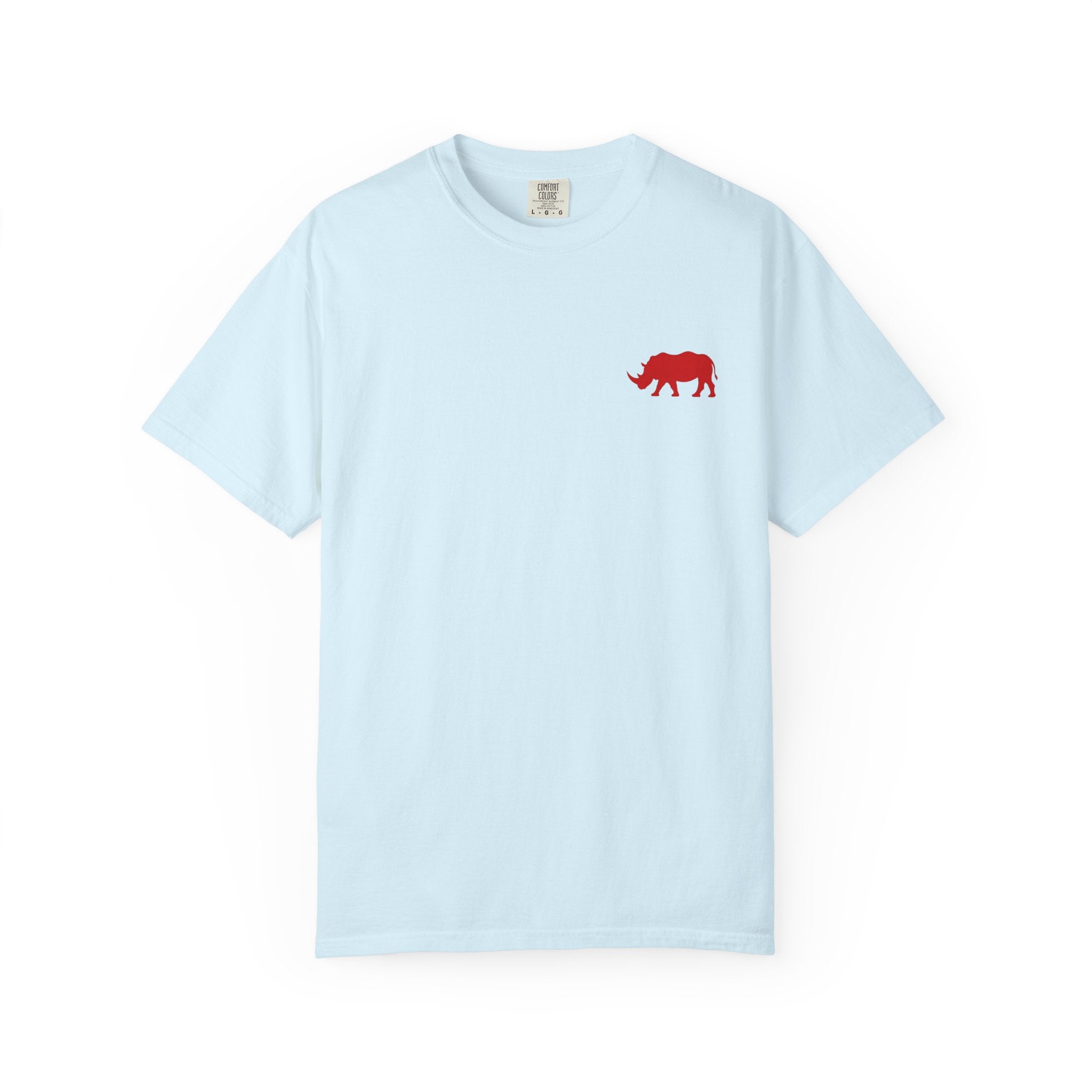 Live Fortunate Rhino T-Shirt — Red Rhino Logo Tee