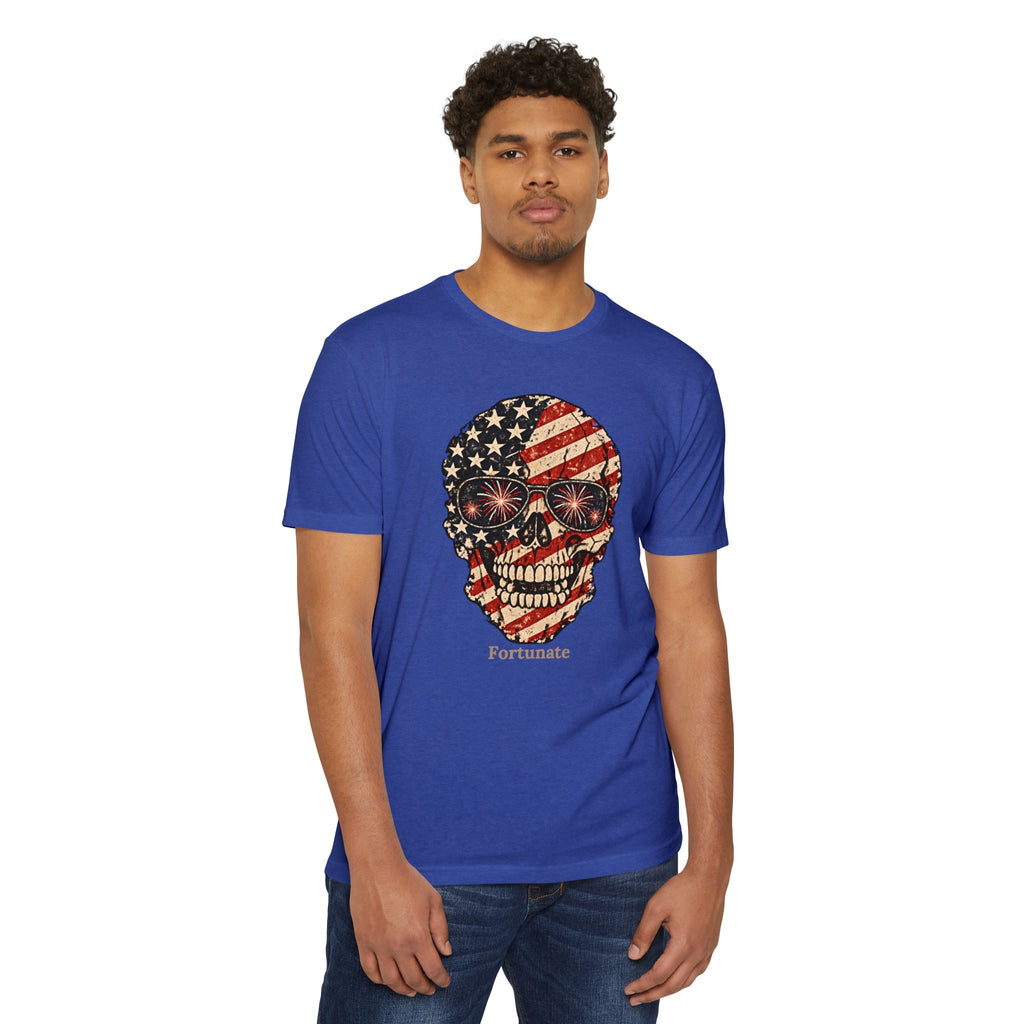 Fortunate American Skull T-Shirt – Live Bold. Live Fortunate.