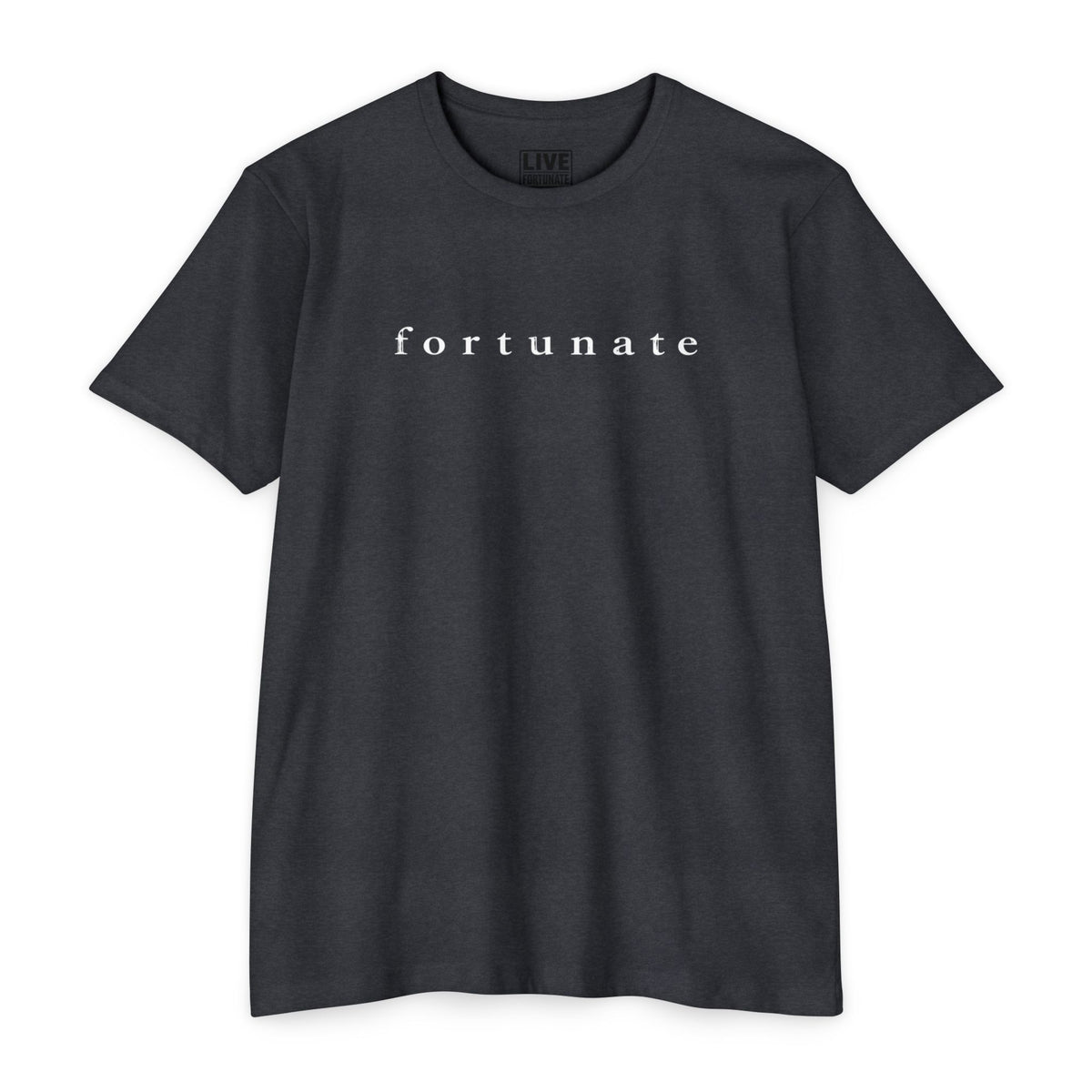 Fortunate Men’s Distressed Wordmark Tee