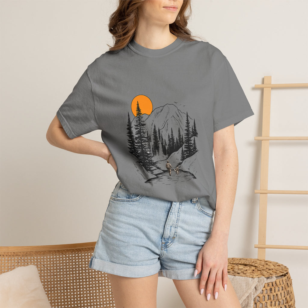 Mountain Sunset Hiking T-Shirt