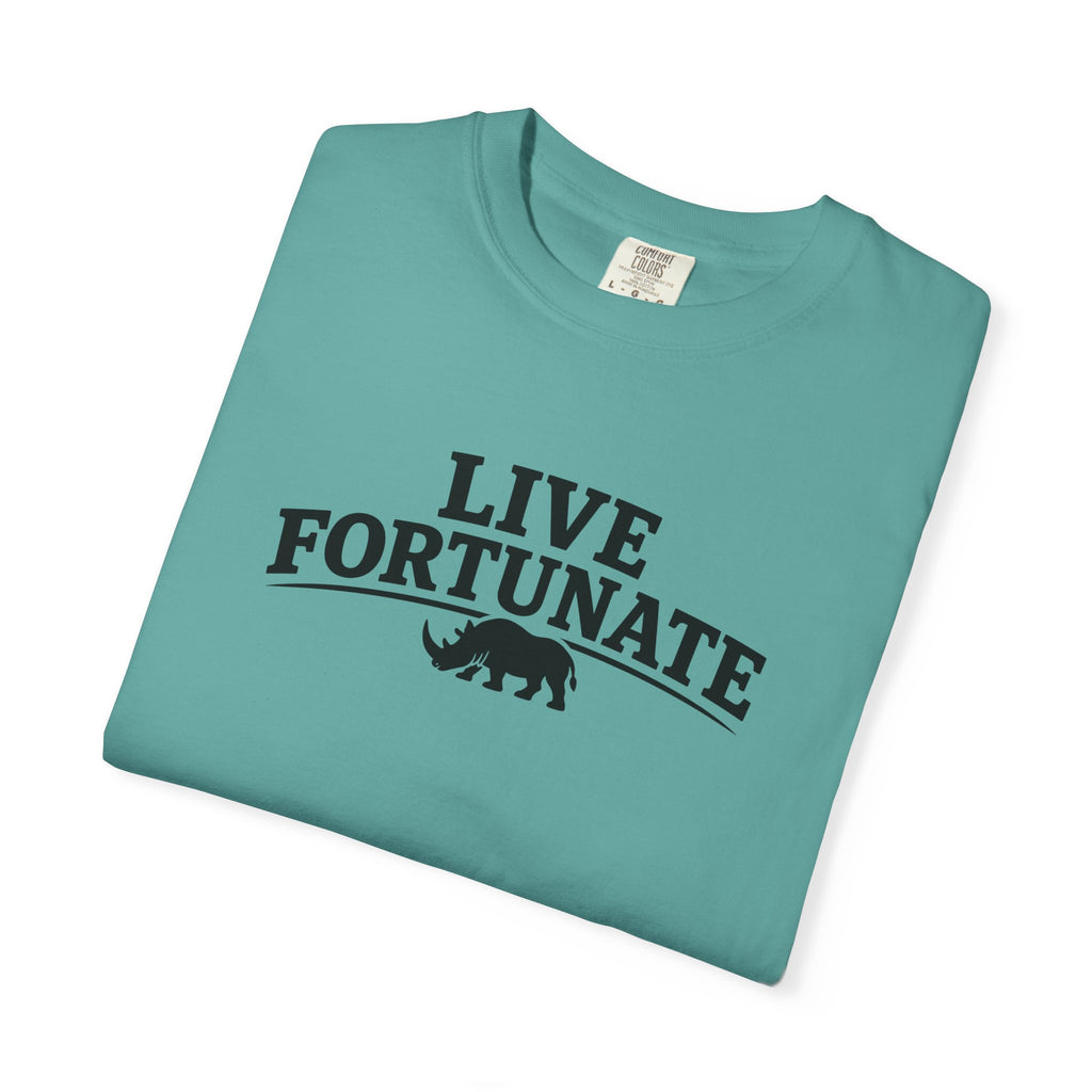 Rhino Logo T-Shirt — LiveFortunate.com Graphic Tee