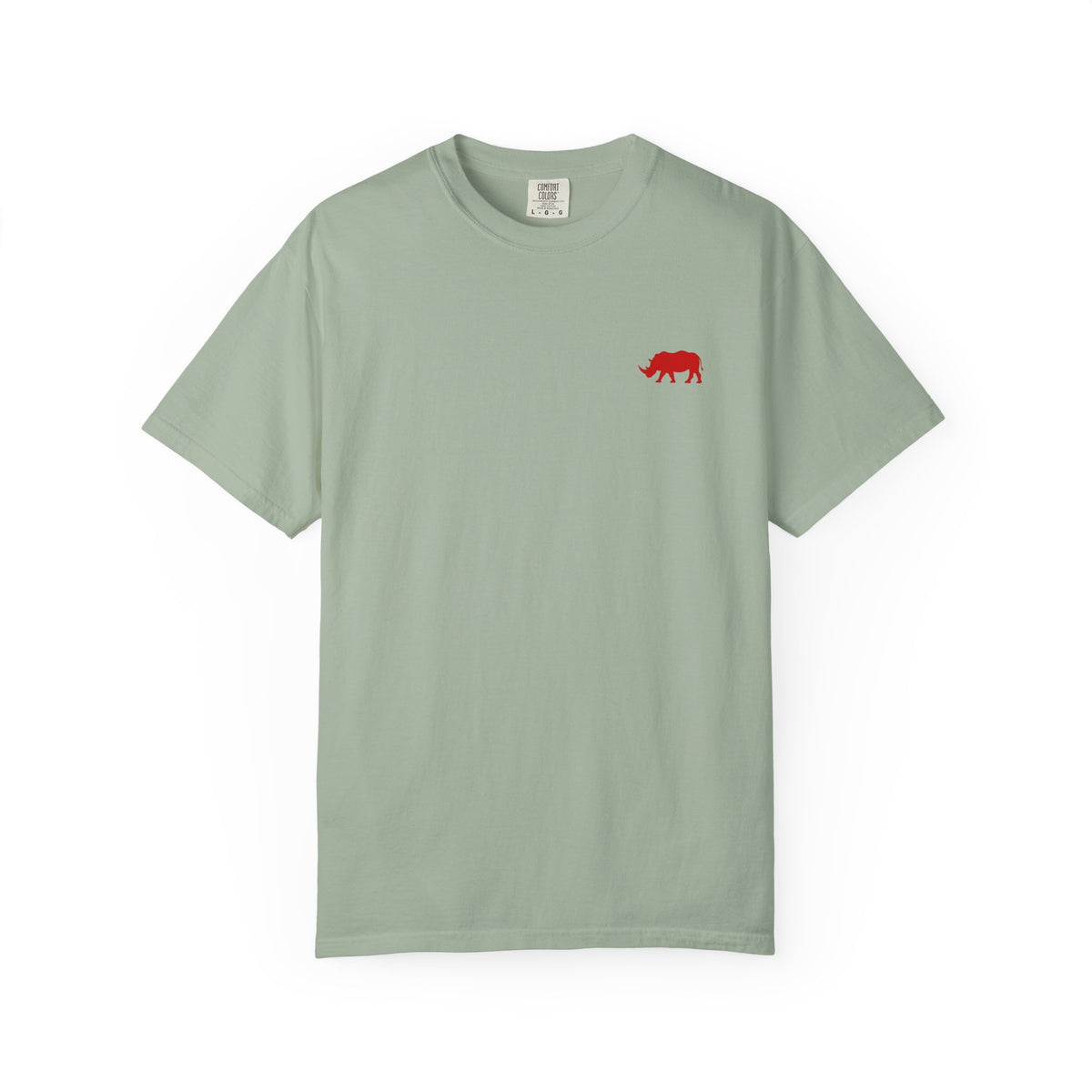 Live Fortunate Rhino T-Shirt — Red Rhino Logo Tee