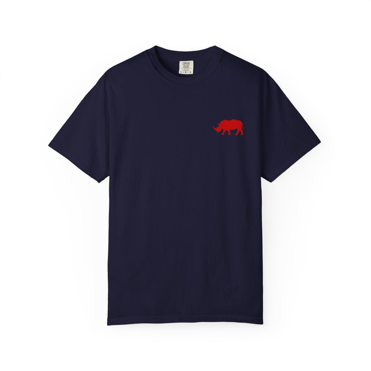 Live Fortunate Rhino T-Shirt — Red Rhino Logo Tee