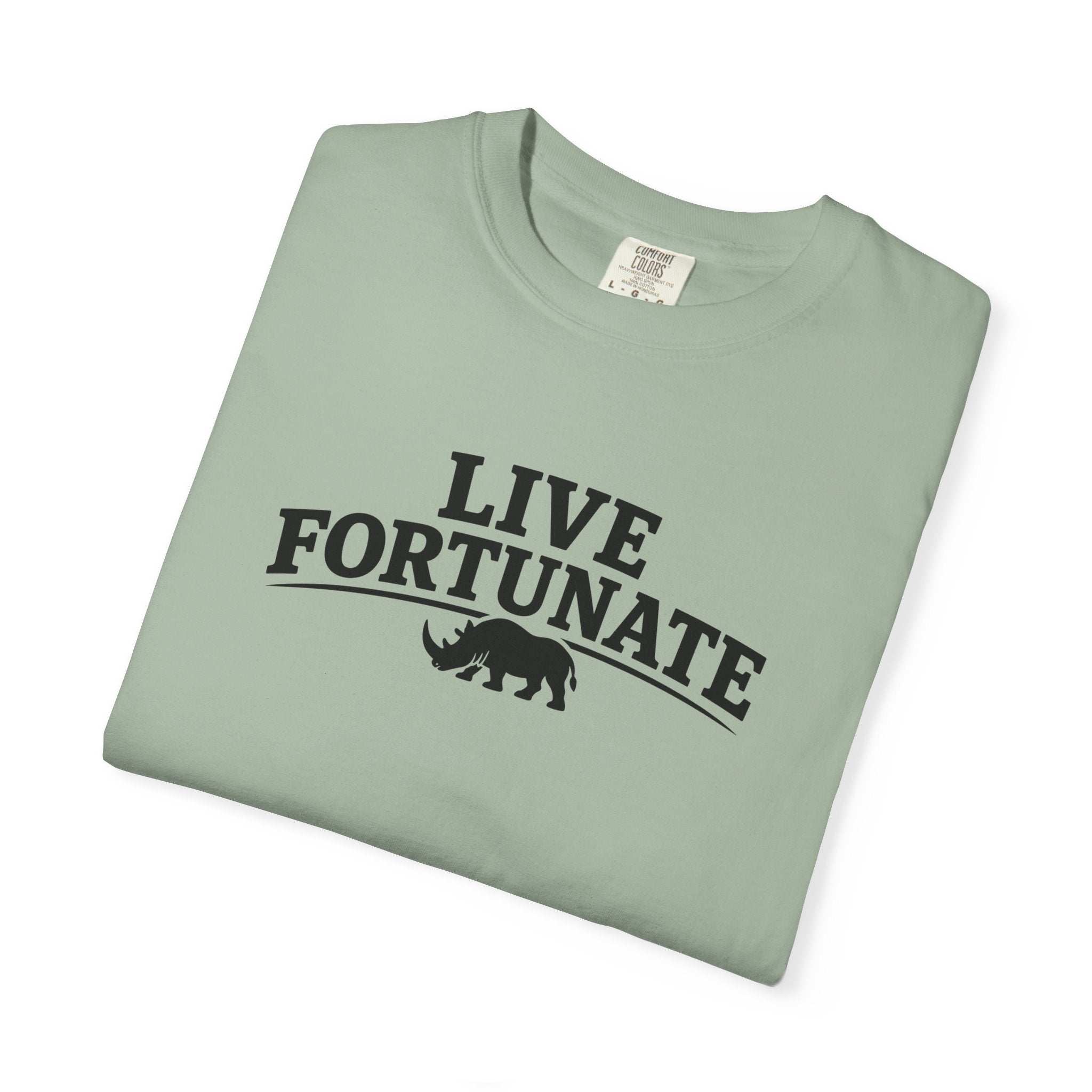 Rhino Logo T-Shirt — LiveFortunate.com Graphic Tee