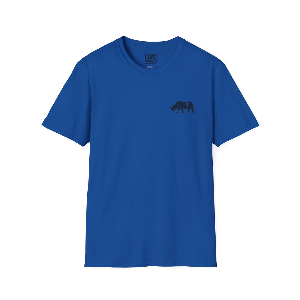 Fortunate AF Rhino Graphic T-shirt Black