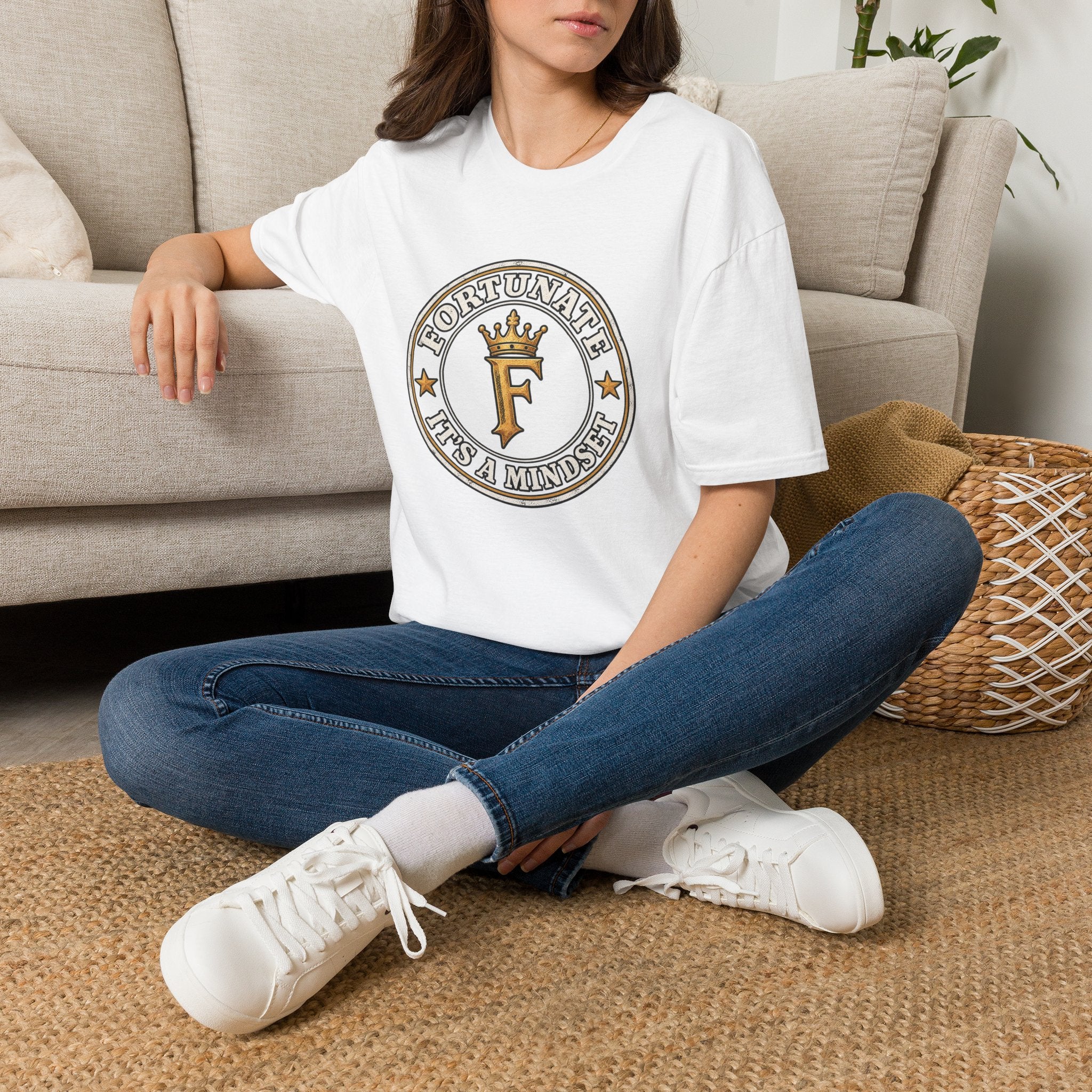 Fortunate F Crown Graphic T-Shirt