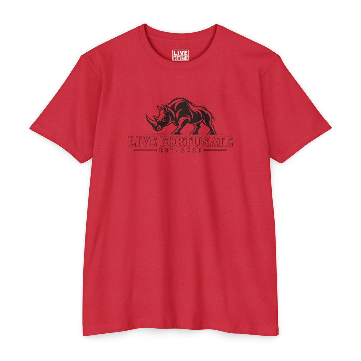 Live Fortunate EST. 2026 Rhino Tee