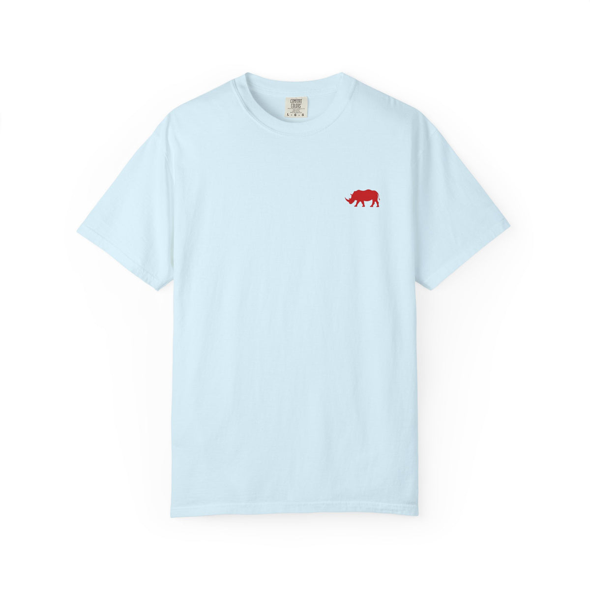 Live Fortunate Rhino T-Shirt — Red Rhino Logo Tee