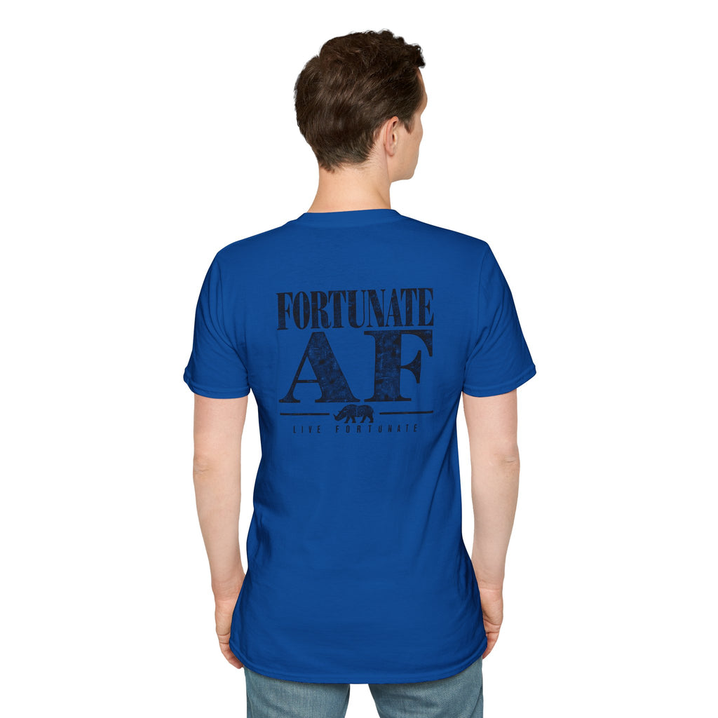 Fortunate AF Rhino Graphic T-shirt Black