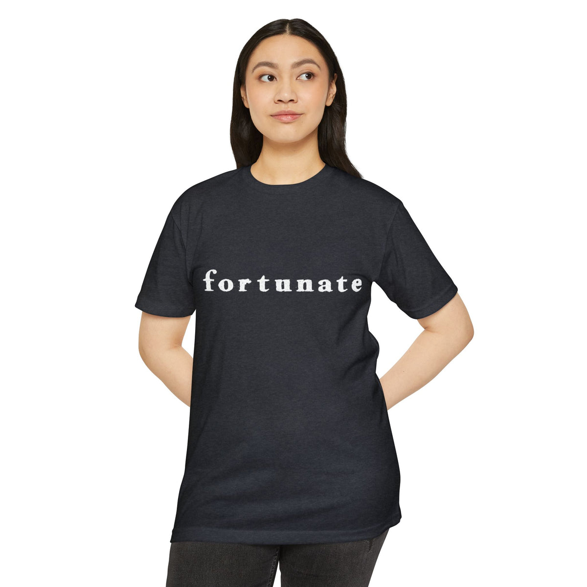 Fortunate Men’s Distressed Wordmark Tee