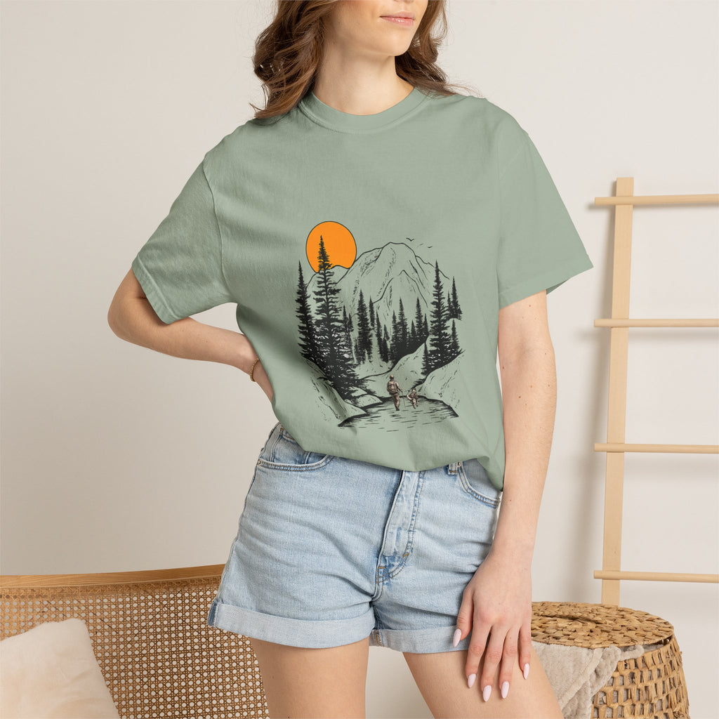 Mountain Sunset Hiking T-Shirt