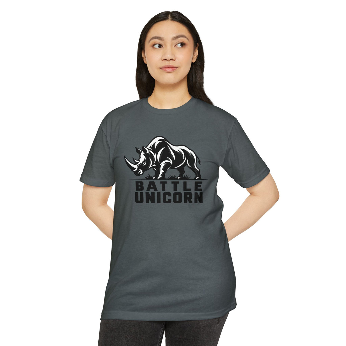 Battle Unicorn Rhino Tee | Live Fortunate