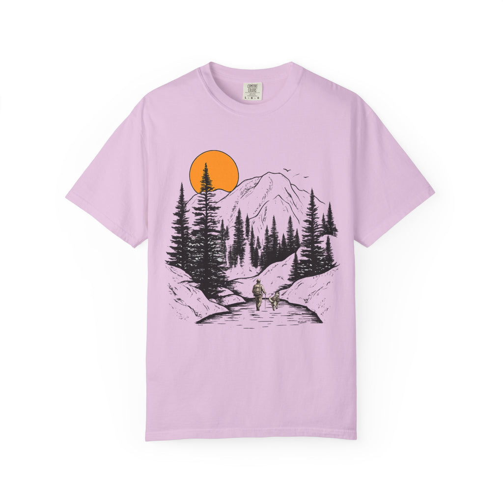 Mountain Sunset Hiking T-Shirt