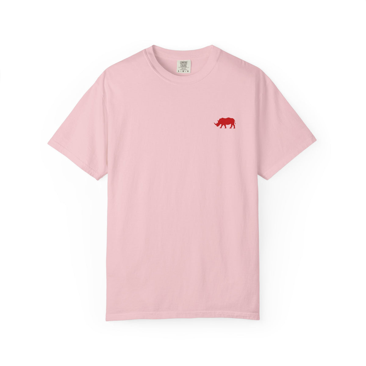 Live Fortunate Rhino T-Shirt — Red Rhino Logo Tee
