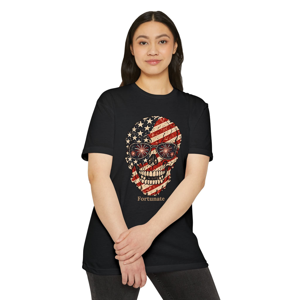 Fortunate American Skull T-Shirt – Live Bold. Live Fortunate.