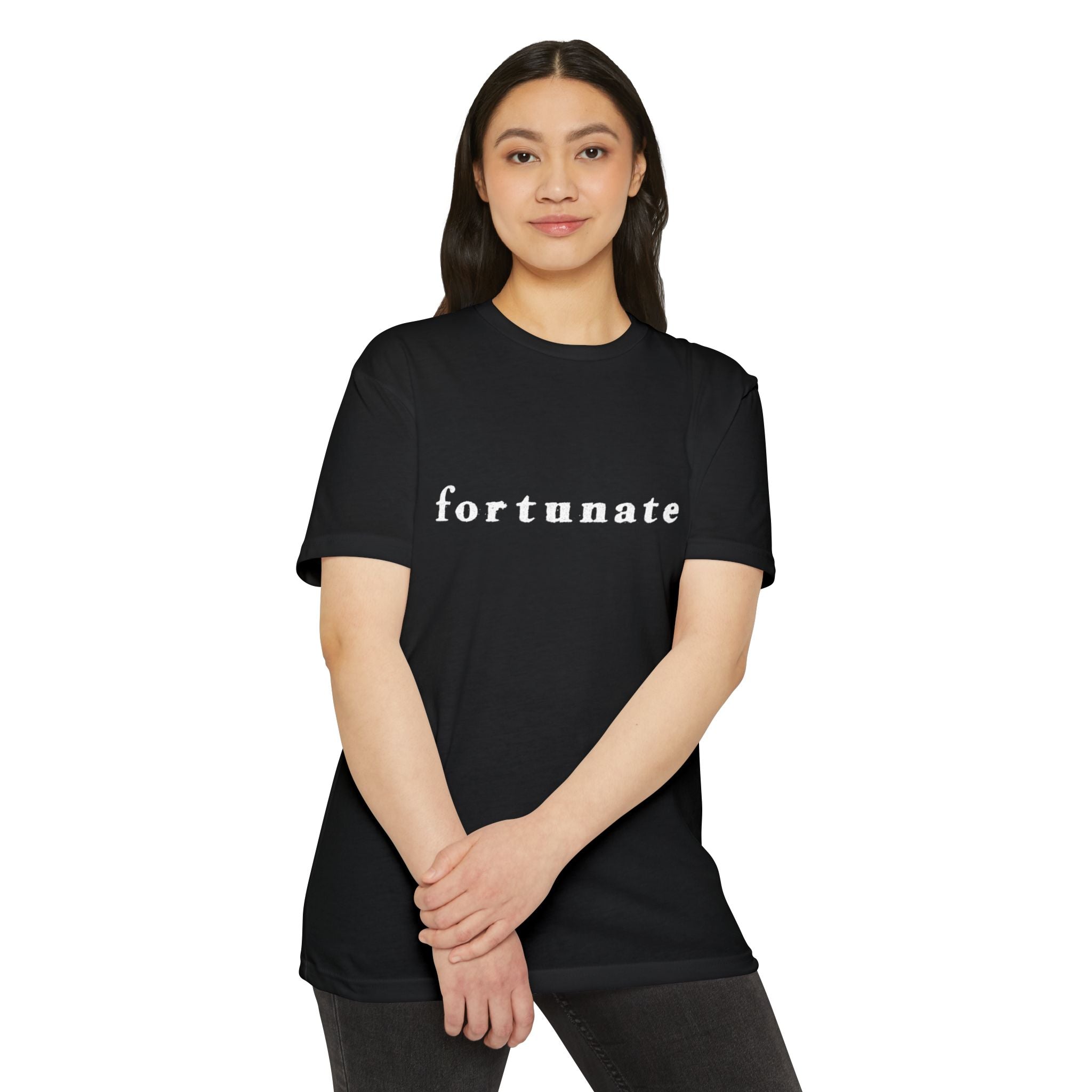 Fortunate Men’s Distressed Wordmark Tee