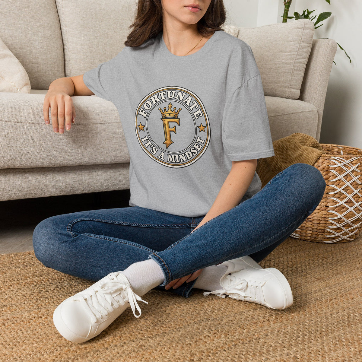 Fortunate F Crown Graphic T-Shirt