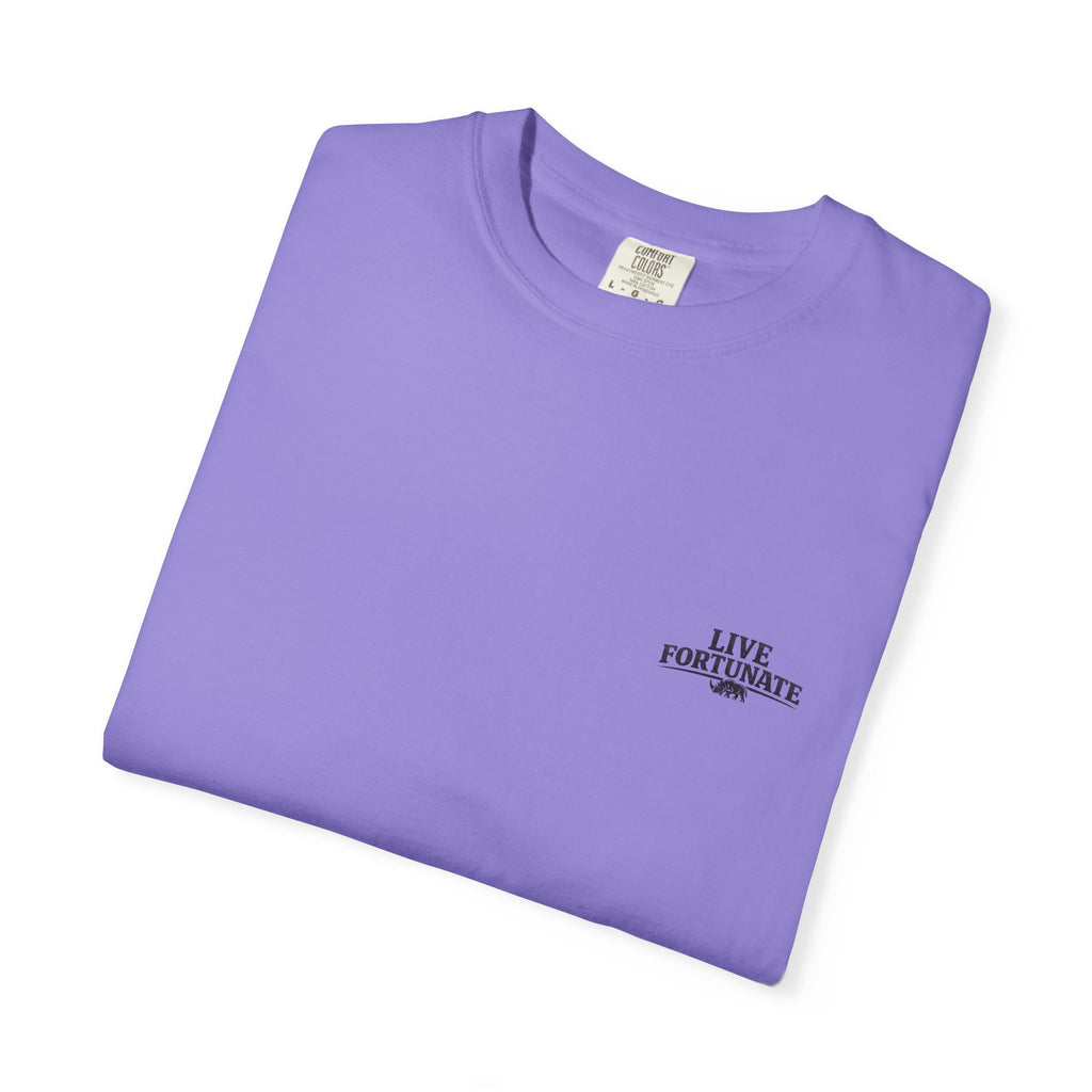 Sunset Vintage T-Shirt — Lake Scene