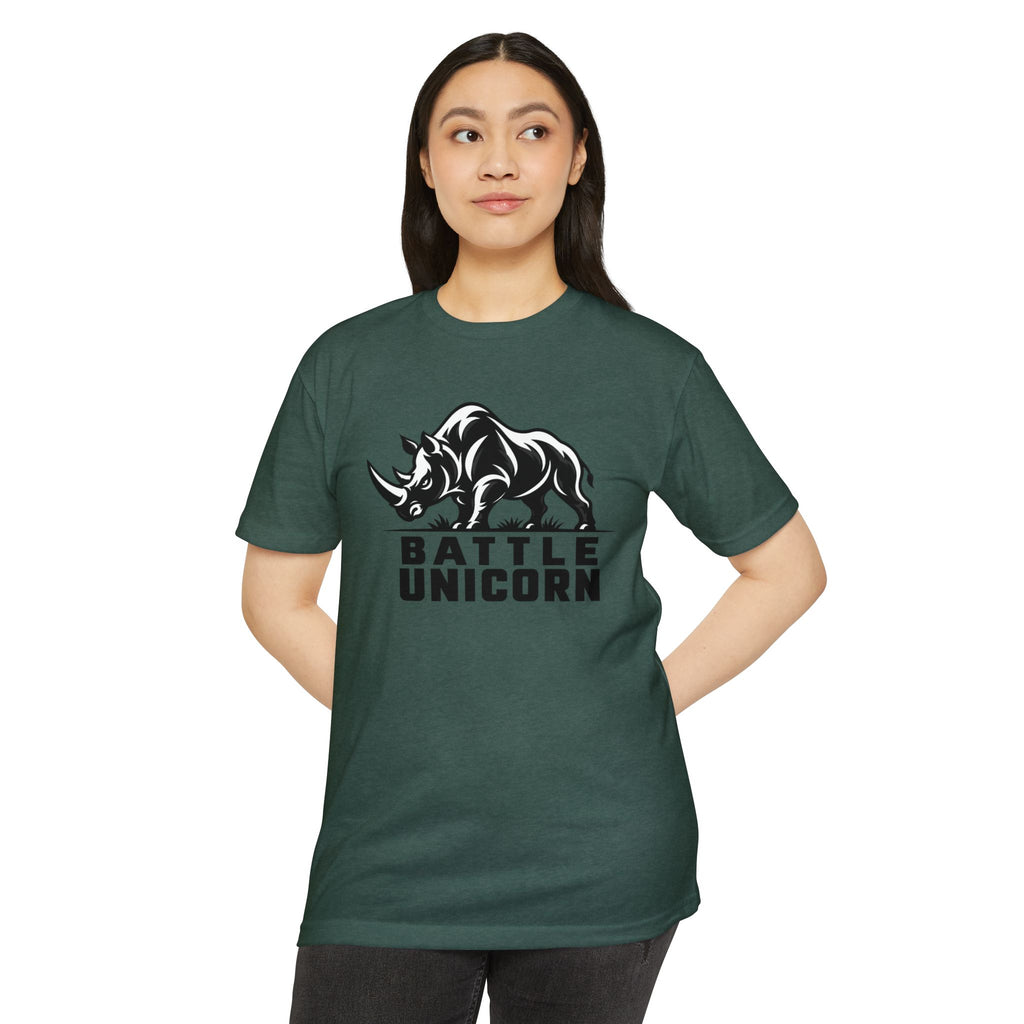Battle Unicorn Rhino Tee | Live Fortunate