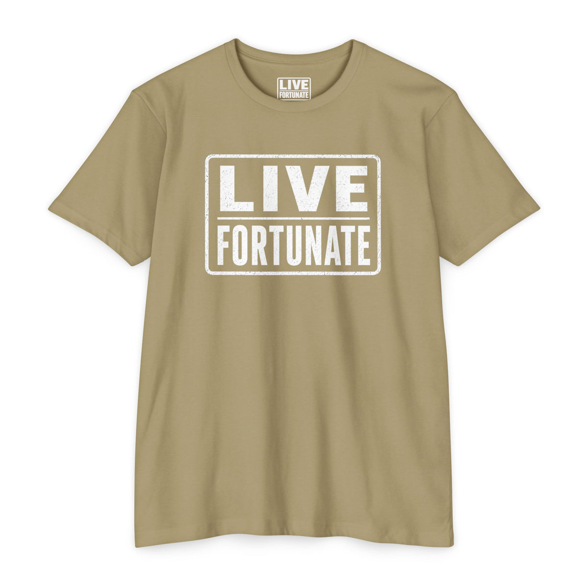 Live Fortunate T-Shirt — Inspirational Graphic Tee