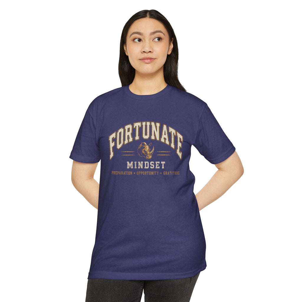Fortunate Mindset Men’s Vintage Rhino Graphic T-Shirt | Live Fortunate
