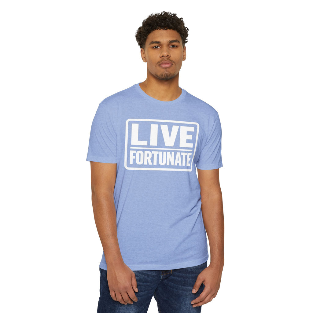 Live Fortunate T-Shirt — Inspirational Graphic Tee