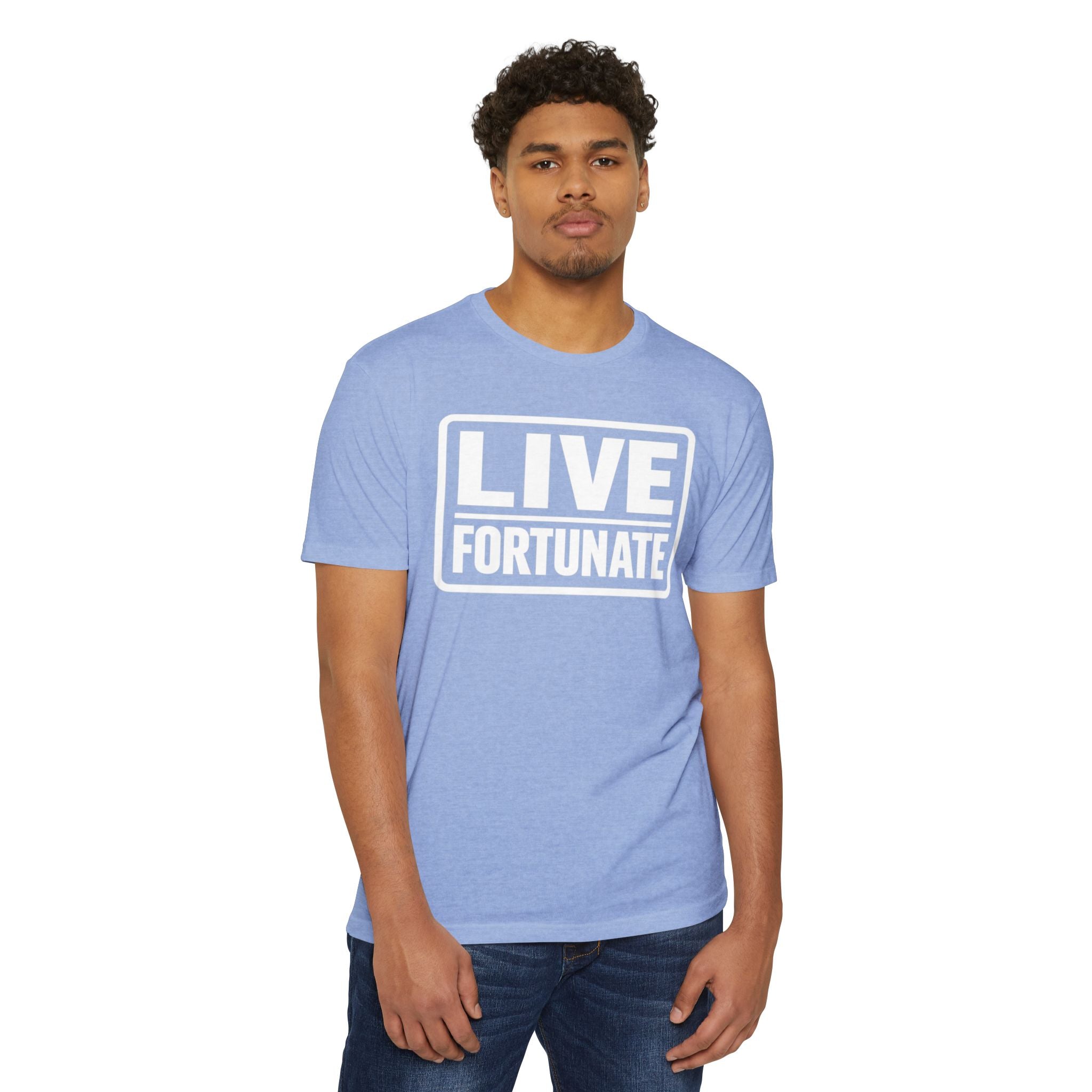 Live Fortunate T-Shirt — Inspirational Graphic Tee