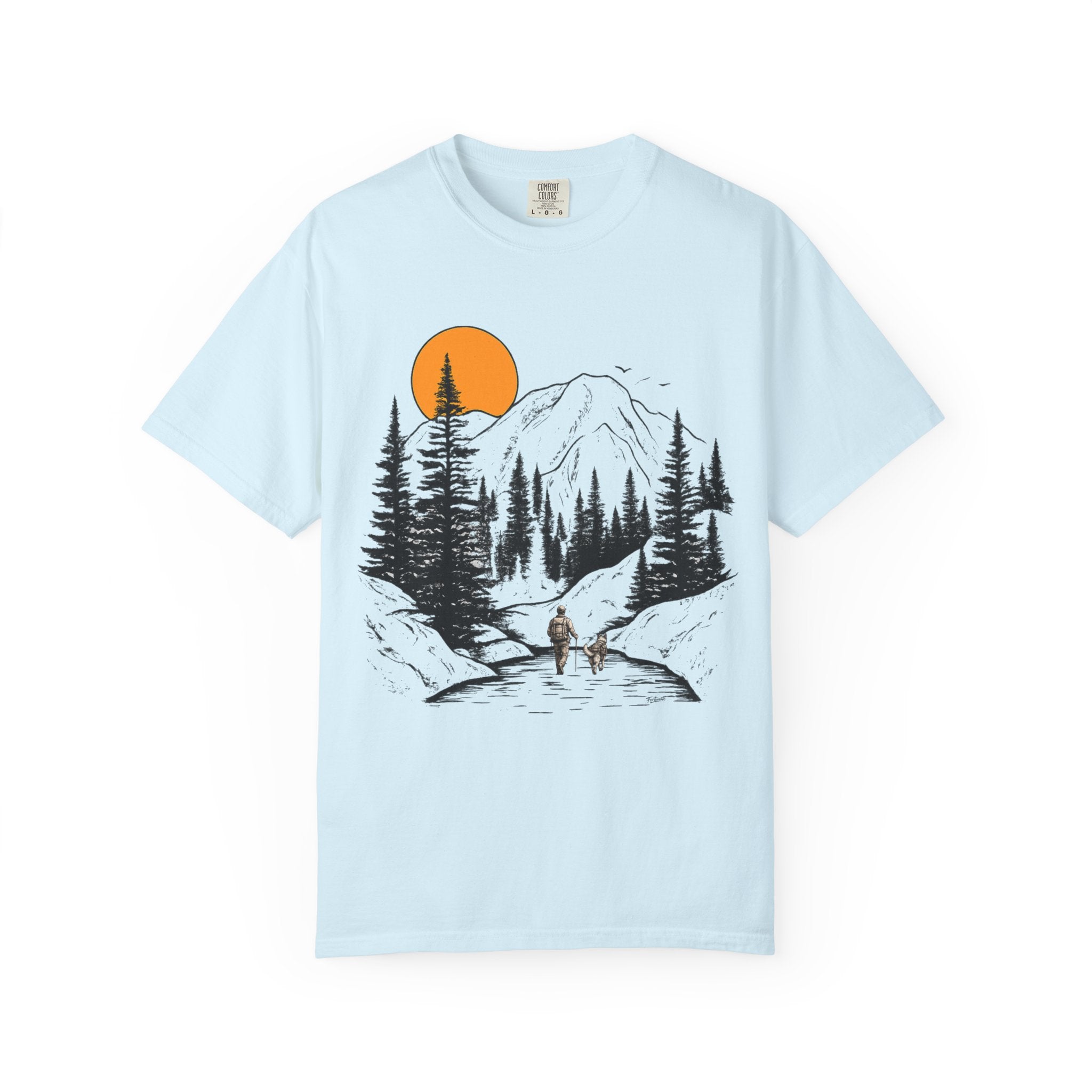 Mountain Sunset Hiking T-Shirt