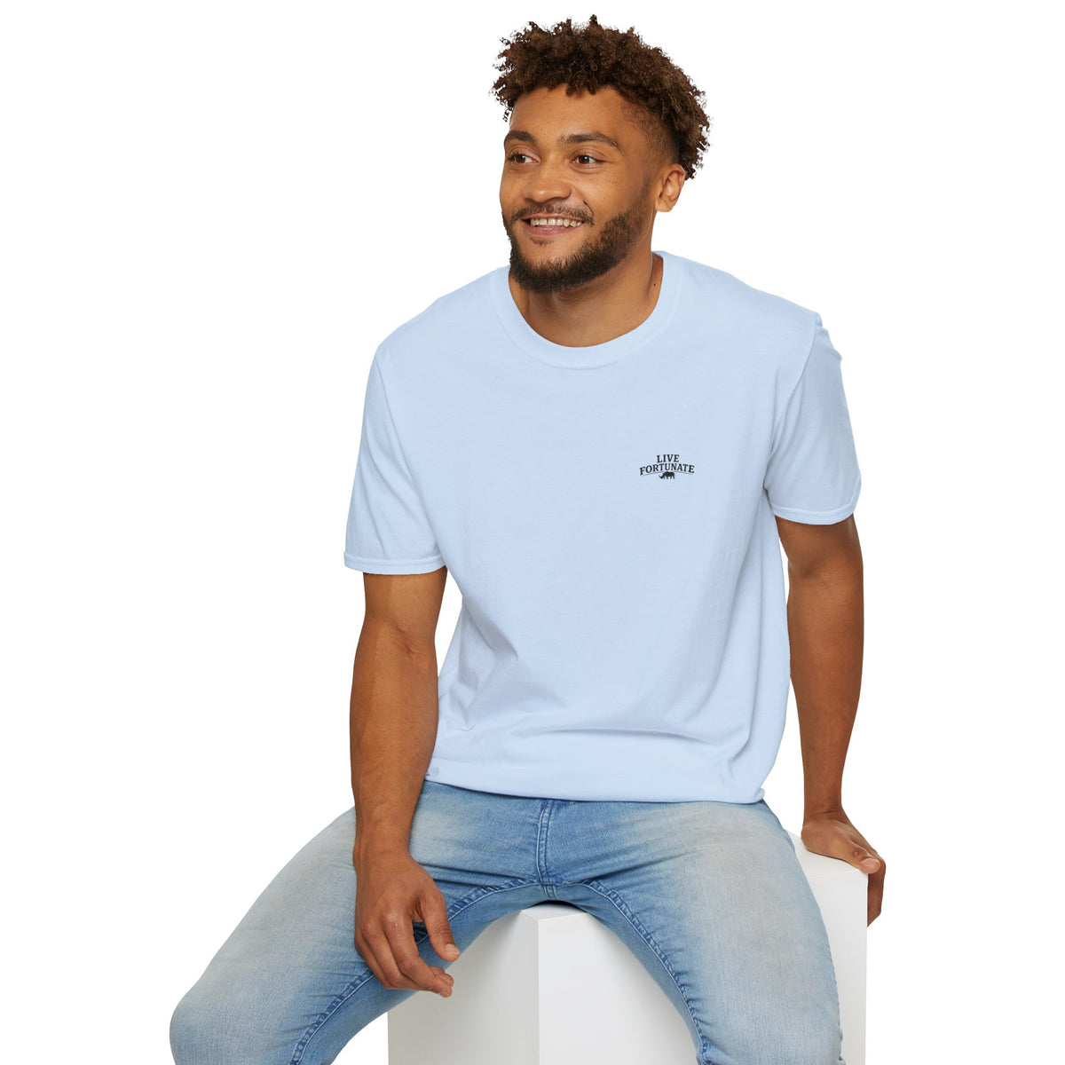 Tree of Clues Sunset T-Shirt — Silhouette Nature Graphic Tee