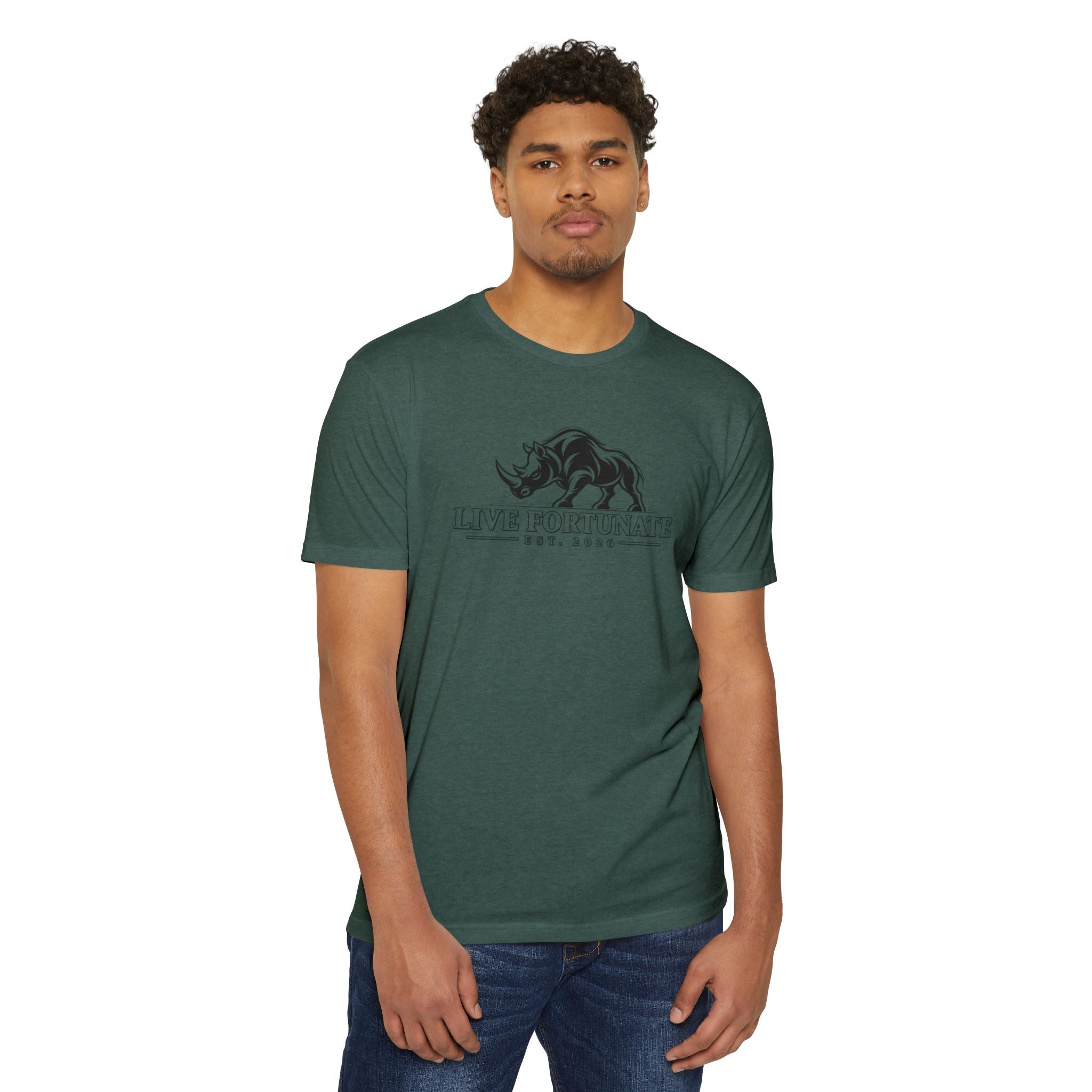 Live Fortunate EST. 2026 Rhino Tee
