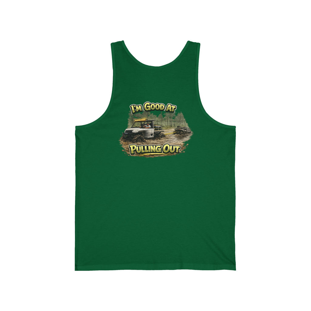 I'm Good At Pulling Out Tank — RV/Camper Graphic Tank Top