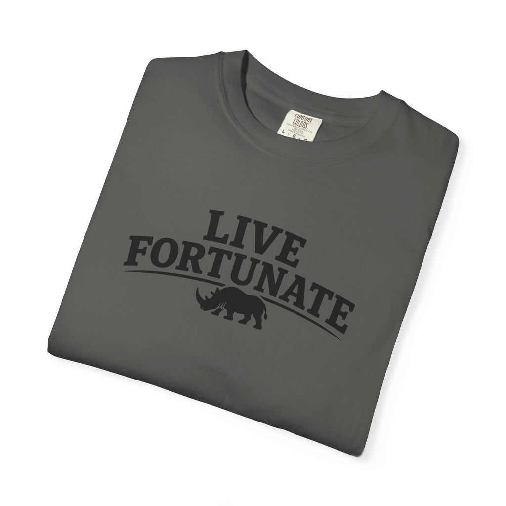 Rhino Logo T-Shirt — LiveFortunate.com Graphic Tee