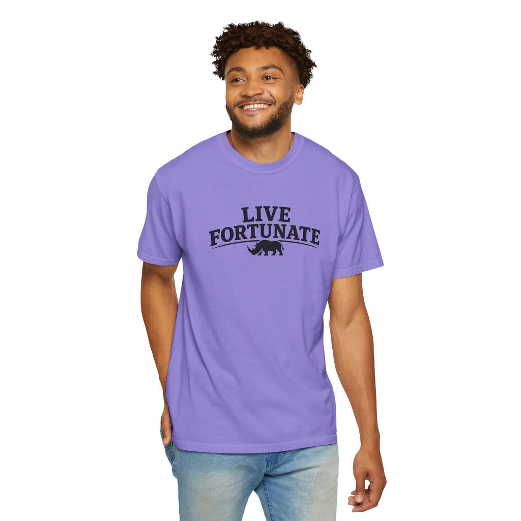 Rhino Logo T-Shirt — LiveFortunate.com Graphic Tee