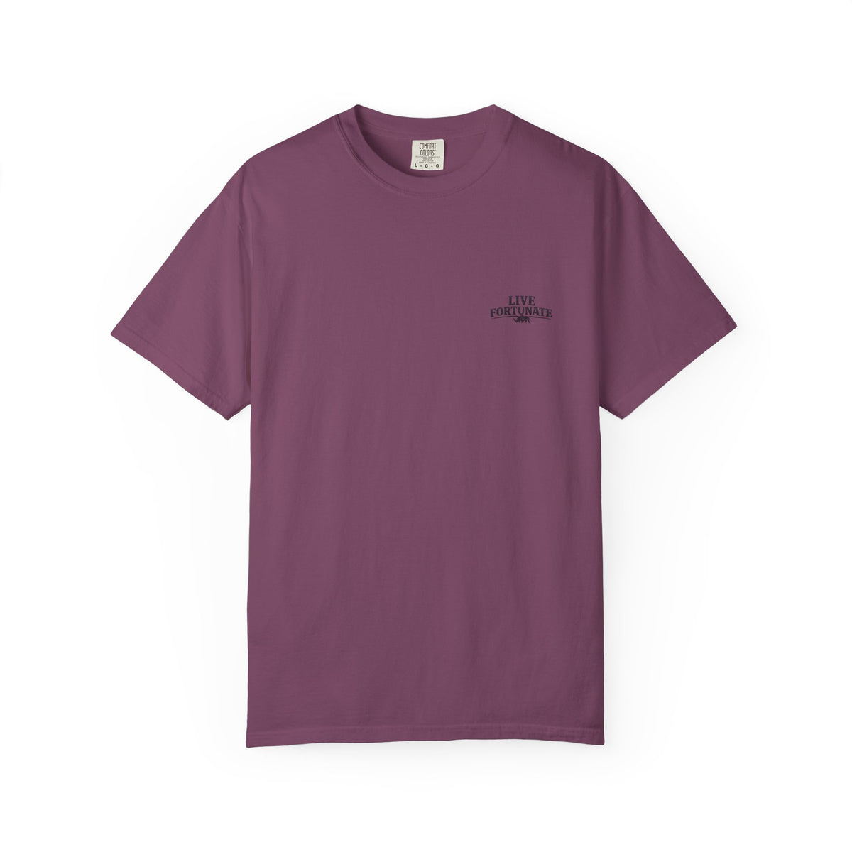 Fishing Lake Scene T-Shirt — Vintage Angler Silhouette Tee