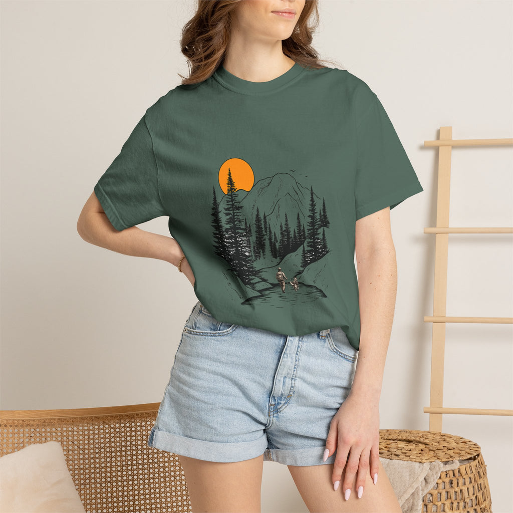 Mountain Sunset Hiking T-Shirt