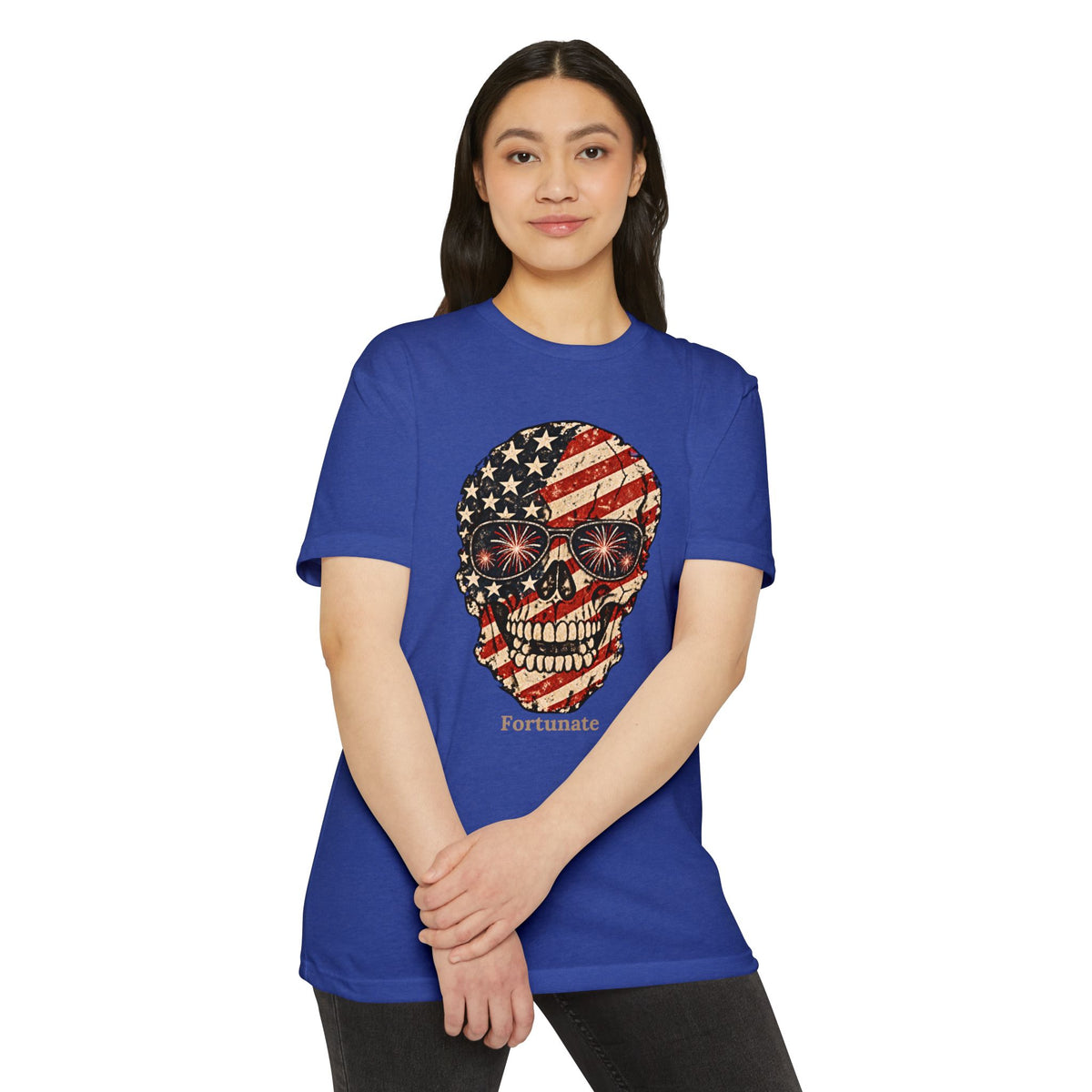 Fortunate American Skull T-Shirt – Live Bold. Live Fortunate.