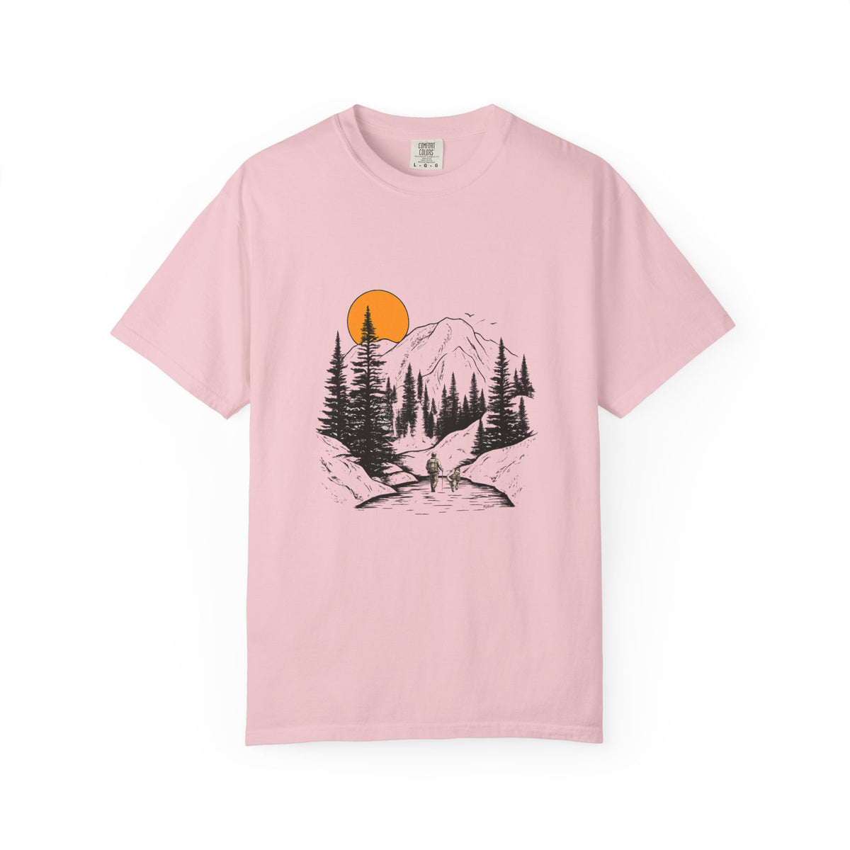 Mountain Sunset Hiking T-Shirt