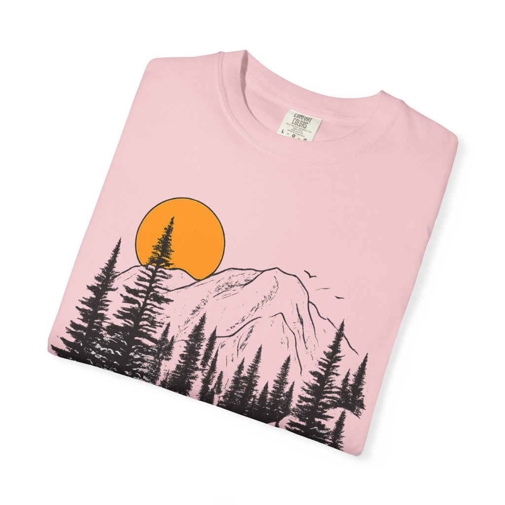 Mountain Sunset Hiking T-Shirt