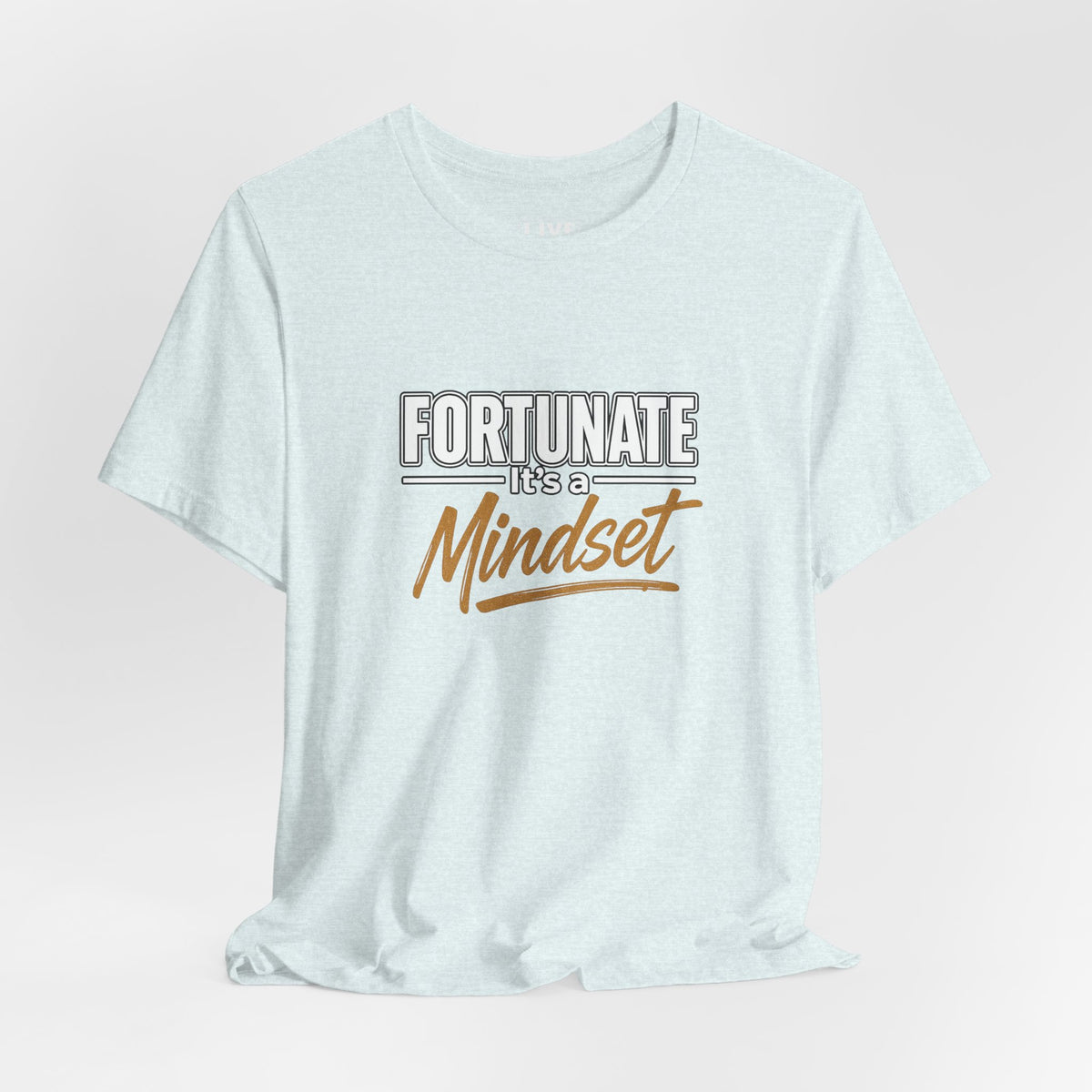 Fortunate It's a Mindset T-Shirt – Inspirational Motivational Tee