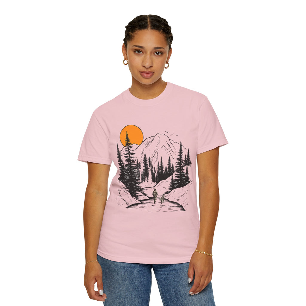 Mountain Sunset Hiking T-Shirt