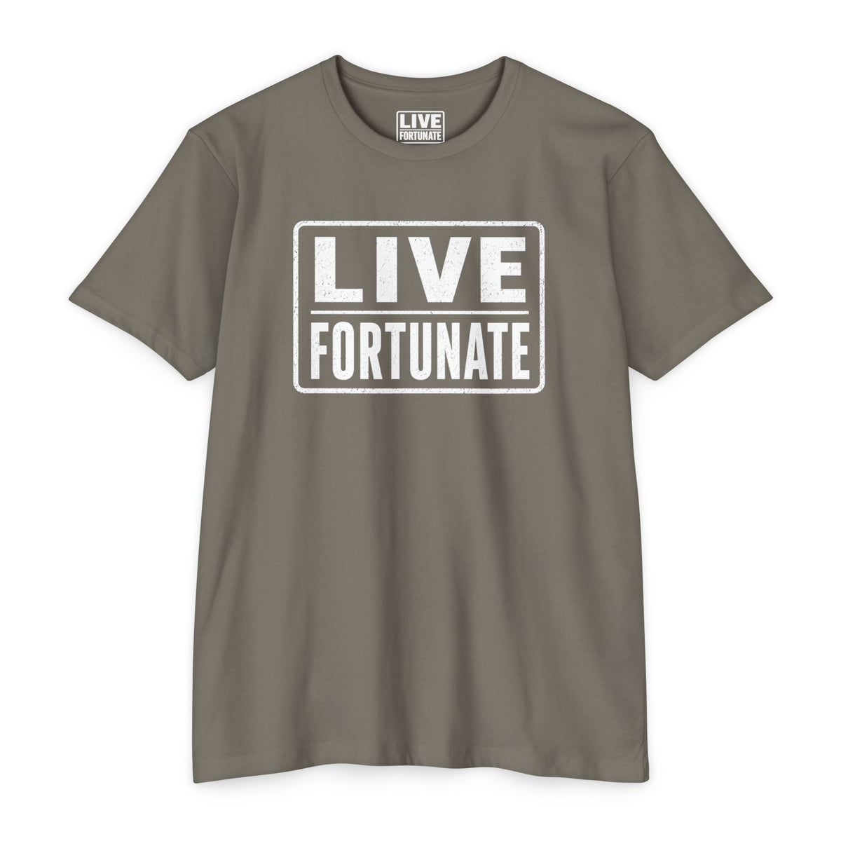 Live Fortunate T-Shirt — Inspirational Graphic Tee