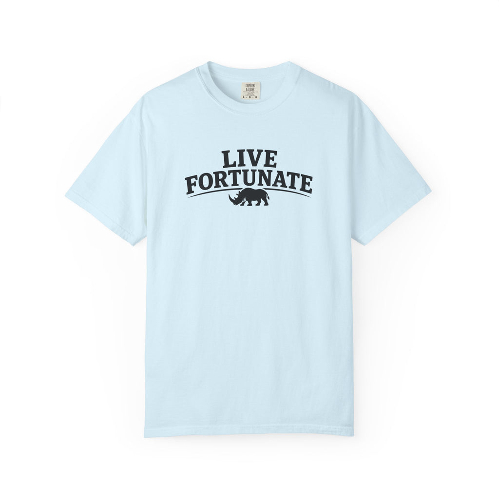 Rhino Logo T-Shirt — LiveFortunate.com Graphic Tee