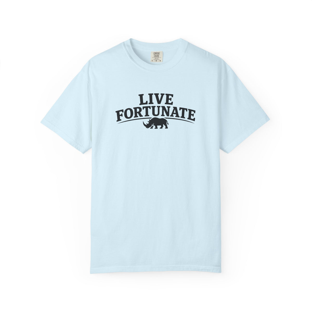 Rhino Logo T-Shirt — LiveFortunate.com Graphic Tee